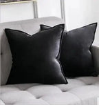 Cushion Cover Velvet Hidden Zipper Machine Washable