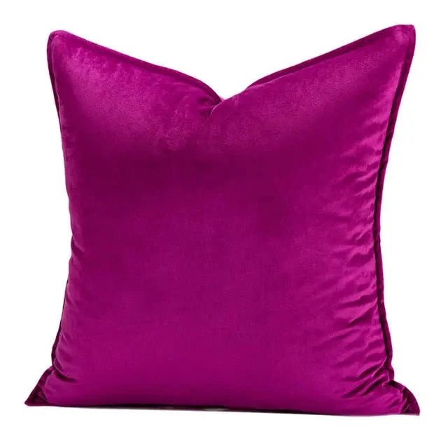 Cushion Cover Velvet Hidden Zipper Machine Washable