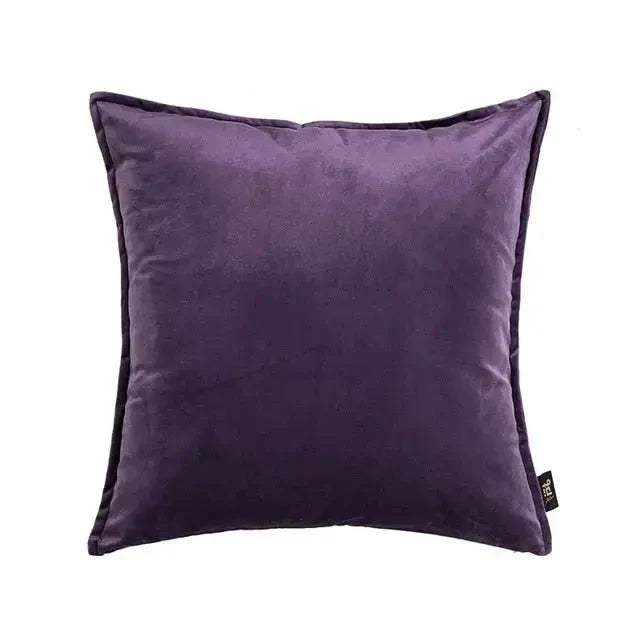 Cushion Cover Velvet Hidden Zipper Machine Washable