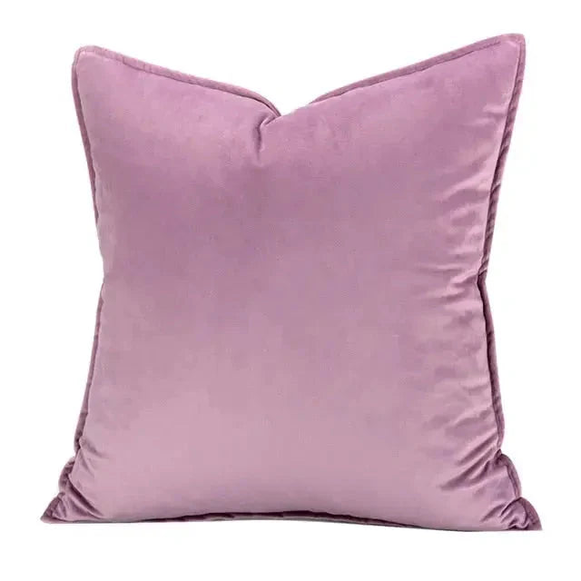 Cushion Cover Velvet Hidden Zipper Machine Washable