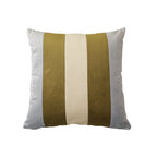 Cushion Cover Velvet Vertical Stripes Concealed Zipper