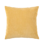 Cushion Cover Velvety Ribbed Cotton Blend Concealed Zipper