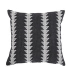 Cushion Cover Woven Tribal Jacquard Pom-Pom Corners