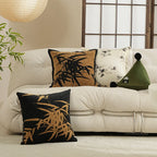 Cushion Velvet Embroidered Bamboo Hypoallergenic Polyester Fill