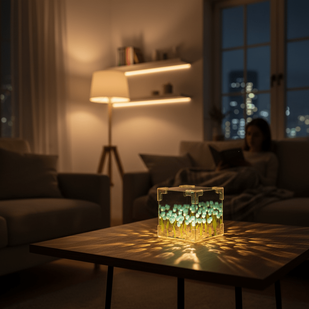 Customizable Battery-Powered Botanical Mood Lamp Kit