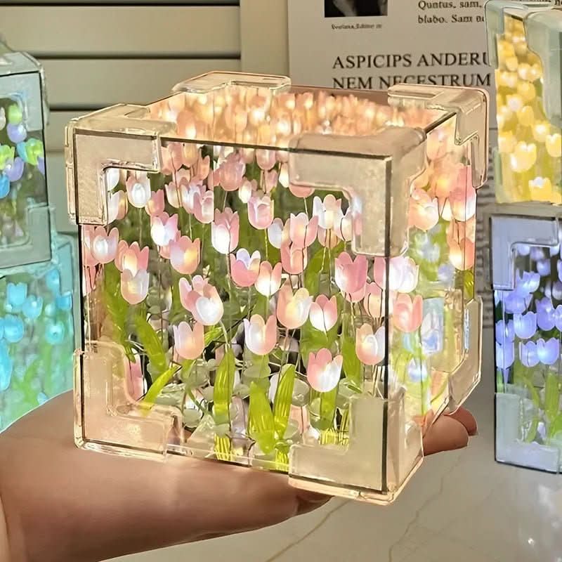 Customizable Battery-Powered Botanical Mood Lamp Kit