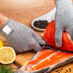 Cut Resistant Gloves Level 5 Machine Washable Food-Safe