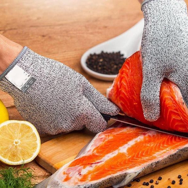 Cut Resistant Gloves Level 5 Machine Washable Food-Safe