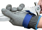 Cut-Resistant Gloves Stainless Steel Fiber Maximum Cut Protection