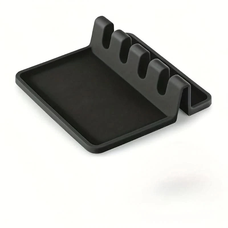 Cutlery Holder Built-In Drain Tray Multi-Slot & Heat-Resistant
