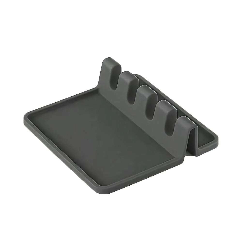 Cutlery Holder Built-In Drain Tray Multi-Slot & Heat-Resistant
