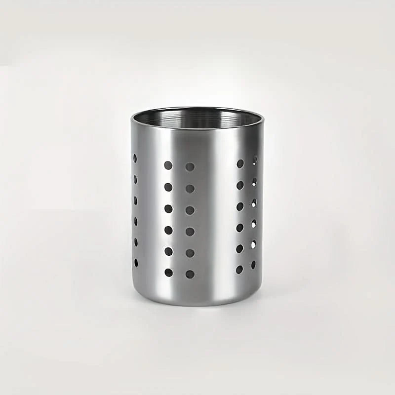 Cutlery Organizer Cylindrical Open Design Stable Base