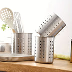 Cutlery Organizer Cylindrical Open Design Stable Base