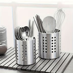Cutlery Organizer Cylindrical Open Design Stable Base