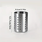 Cutlery Organizer Cylindrical Open Design Stable Base