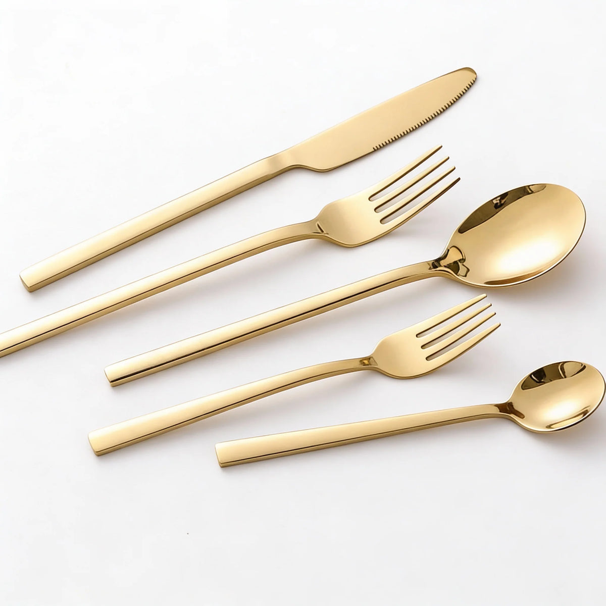 Cutlery Set 18/10 Stainless Steel Set of 30 Dishwasher-Safe