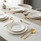 Cutlery Set 18/10 Stainless Steel Set of 30 Dishwasher-Safe