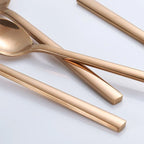 Cutlery Set 18/10 Stainless Steel Set of 30 Dishwasher-Safe