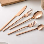 Cutlery Set 18/10 Stainless Steel Set of 30 Dishwasher-Safe