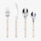 Cutlery Set 24 Piece Stainless Steel Black Handles