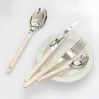 Cutlery Set 24 Piece Stainless Steel Black Handles