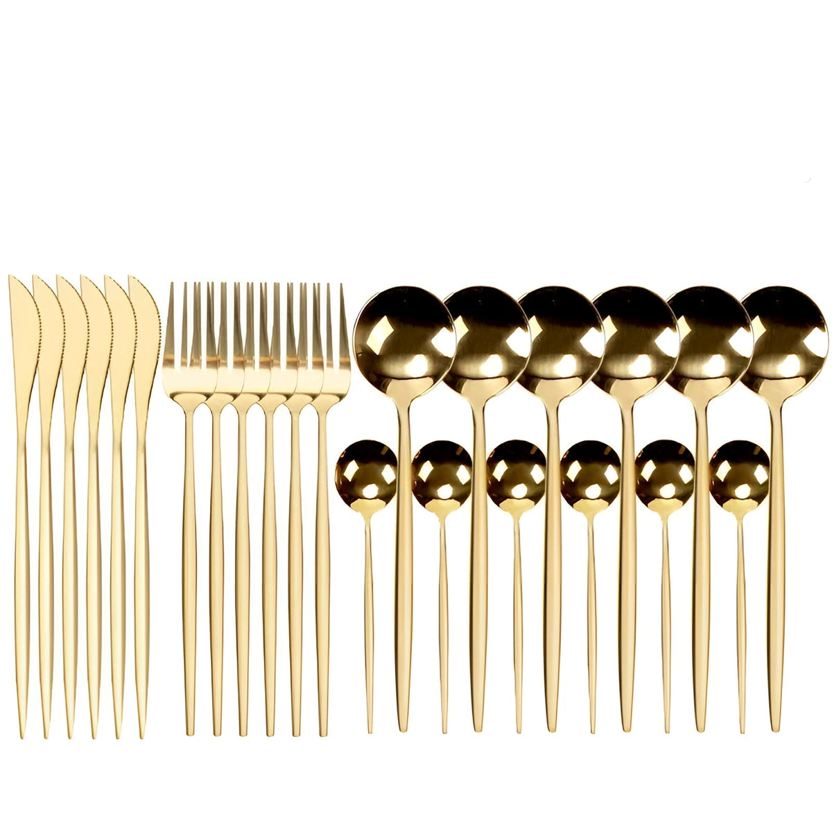 Cutlery Set 24-Piece Stainless Steel Carrying Case
