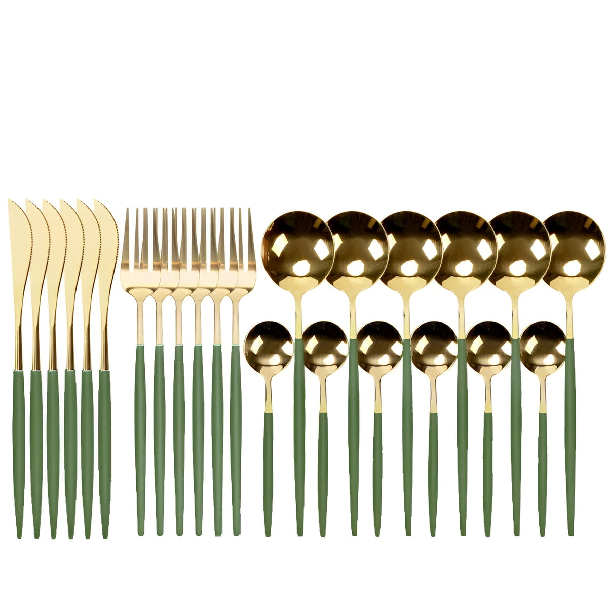Cutlery Set 24-Piece Stainless Steel Carrying Case