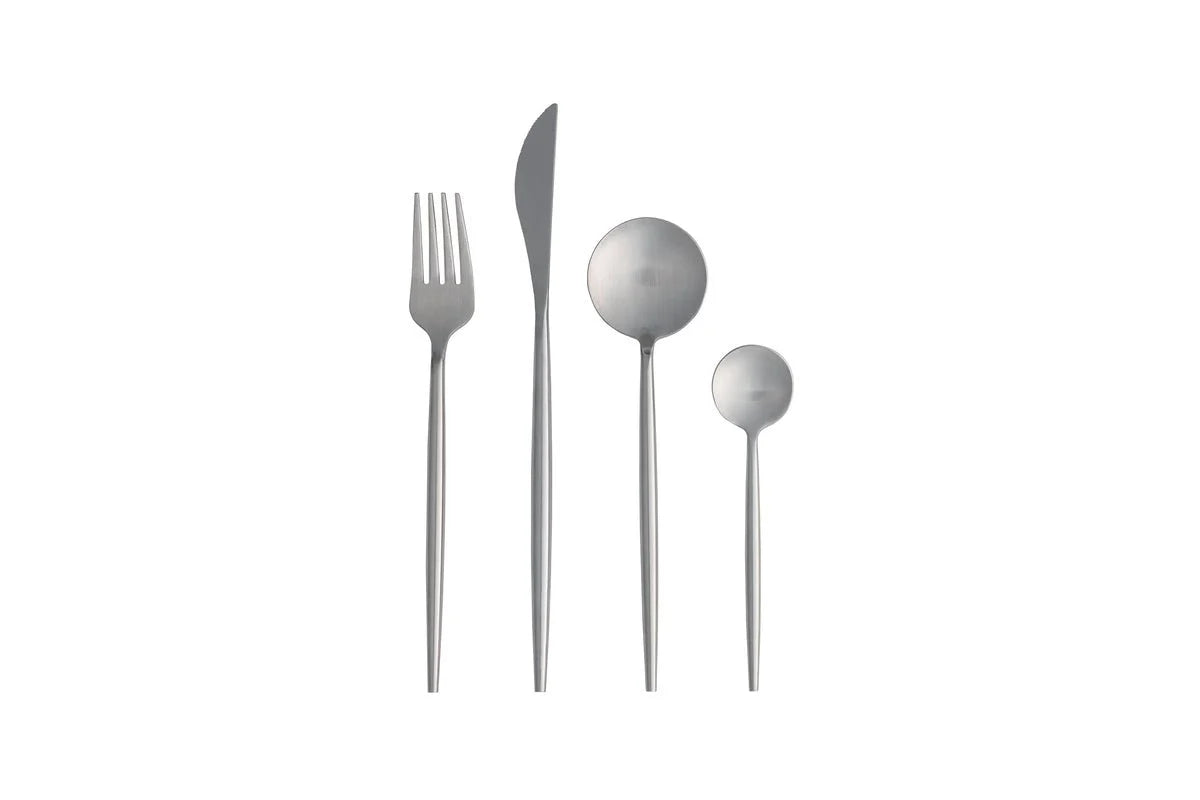 Cutlery Set 24-Piece Stainless Steel Glossy Finish