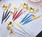 Cutlery Set 24 Piece Stainless Steel Luxury Finish