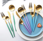 Cutlery Set 24 Piece Stainless Steel Luxury Finish