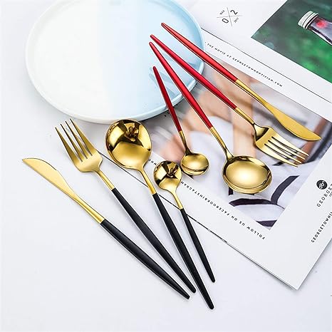 Cutlery Set 24 Piece Stainless Steel Luxury Finish