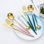 Cutlery Set 24 Piece Stainless Steel Luxury Finish