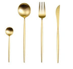 Cutlery Set 24 Piece Stainless Steel Luxury Finish