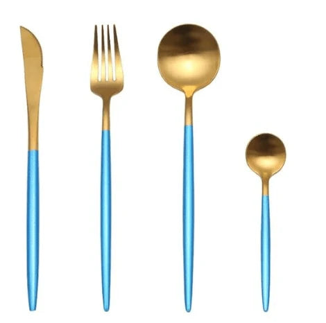 Cutlery Set 24 Piece Stainless Steel Luxury Finish
