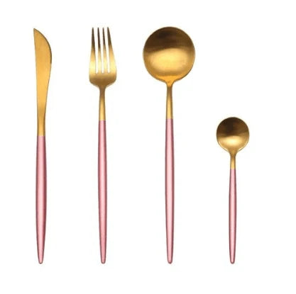 Cutlery Set 24 Piece Stainless Steel Luxury Finish