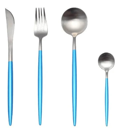 Cutlery Set 24 Piece Stainless Steel Luxury Finish
