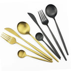 Cutlery Set 30 Piece Matte Stainless Steel