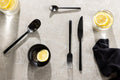 Cutlery Set Matte Black Stainless Steel 24-Piece