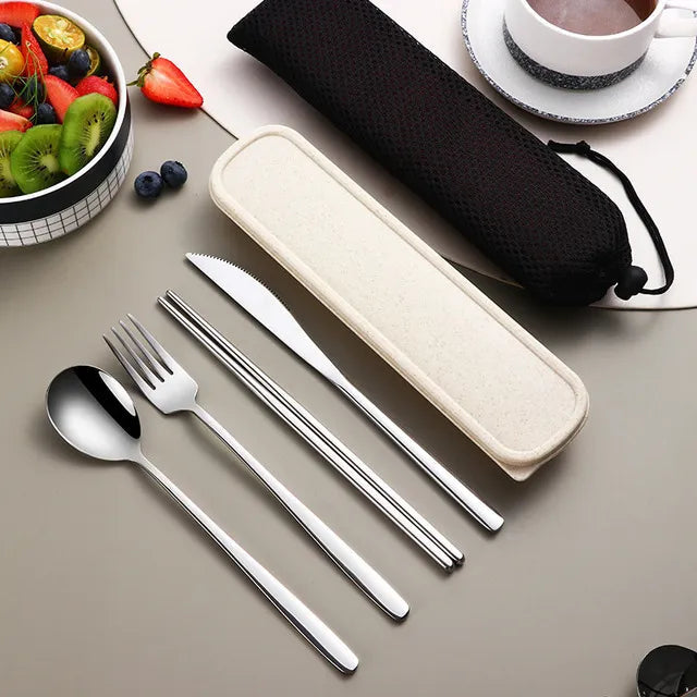 Cutlery Set Portable 304 Stainless Steel