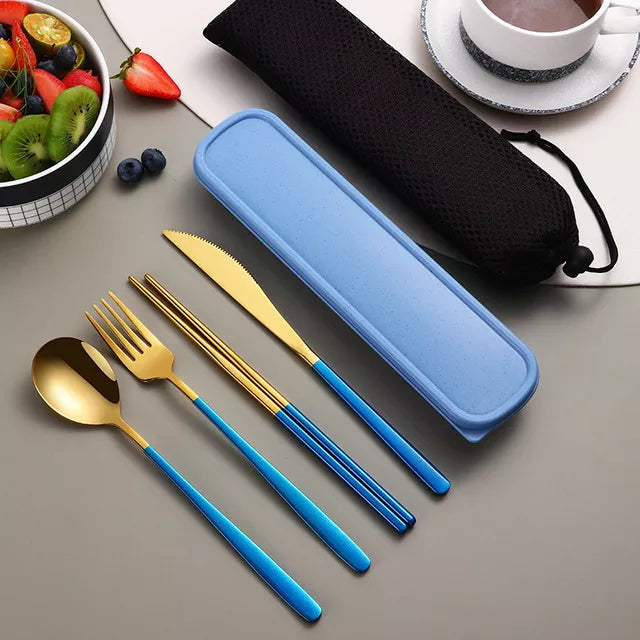 Cutlery Set Portable 304 Stainless Steel