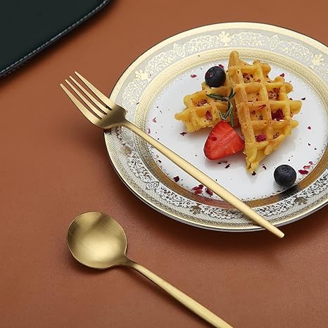 Cutlery Set Titanium Coated 18/10 Stainless Steel Dishwasher Safe