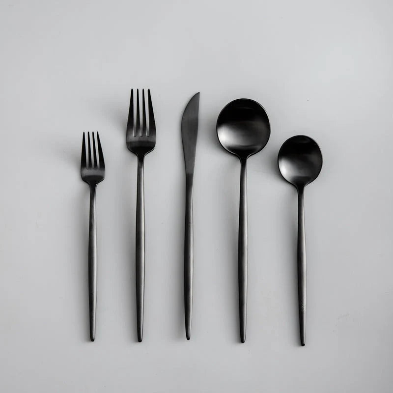 Cutlery Set Titanium Coated 18/10 Stainless Steel Dishwasher Safe