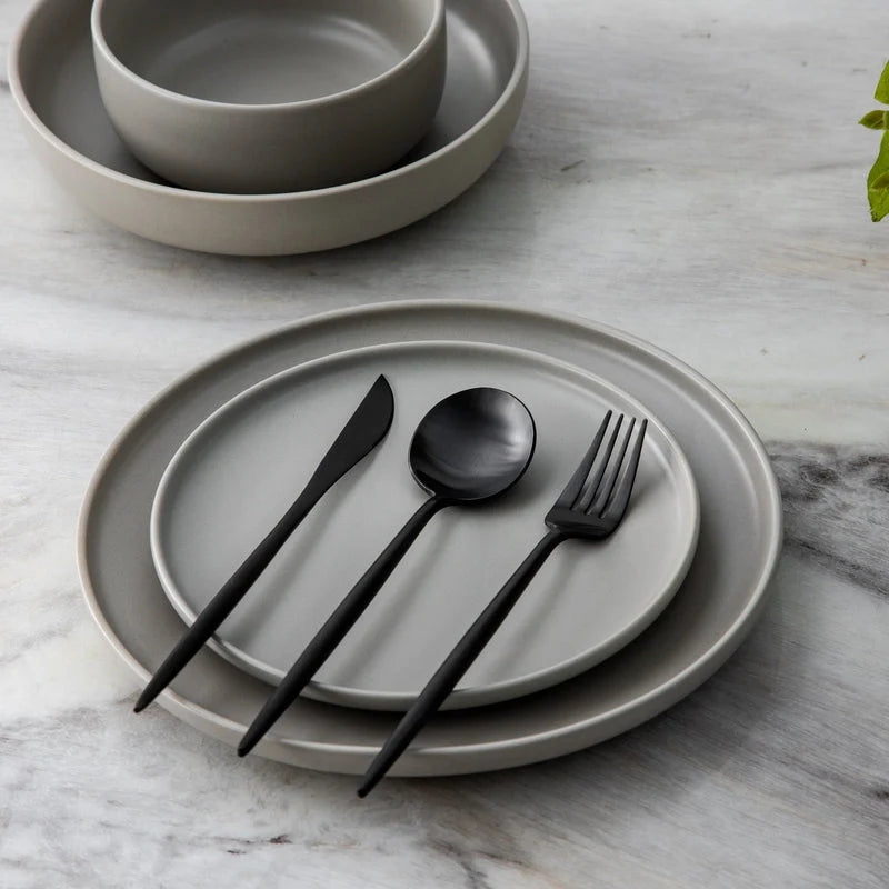 Cutlery Set Titanium Coated 18/10 Stainless Steel Dishwasher Safe