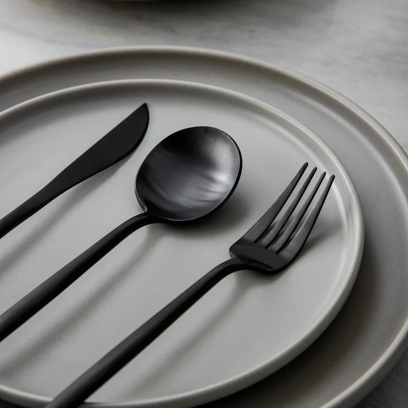 Cutlery Set Titanium Coated 18/10 Stainless Steel Dishwasher Safe