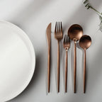 Cutlery Set Titanium Coated 18/10 Stainless Steel Dishwasher Safe
