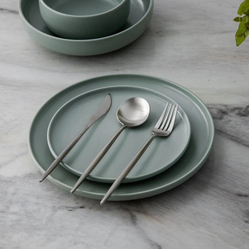 Cutlery Set Titanium Coated 18/10 Stainless Steel Dishwasher Safe