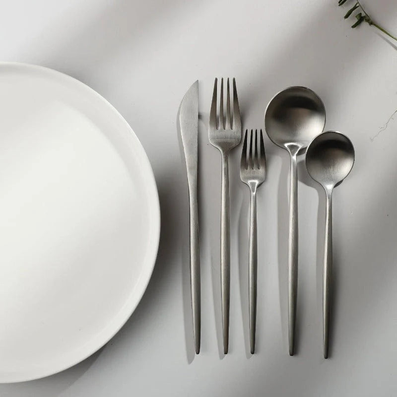 Cutlery Set Titanium Coated 18/10 Stainless Steel Dishwasher Safe