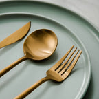 Cutlery Set Titanium Coated 18/10 Stainless Steel Dishwasher Safe