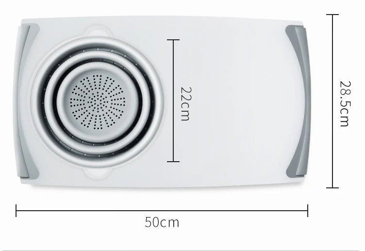 Cutting Board 3-In-1 Detachable Drain Basin