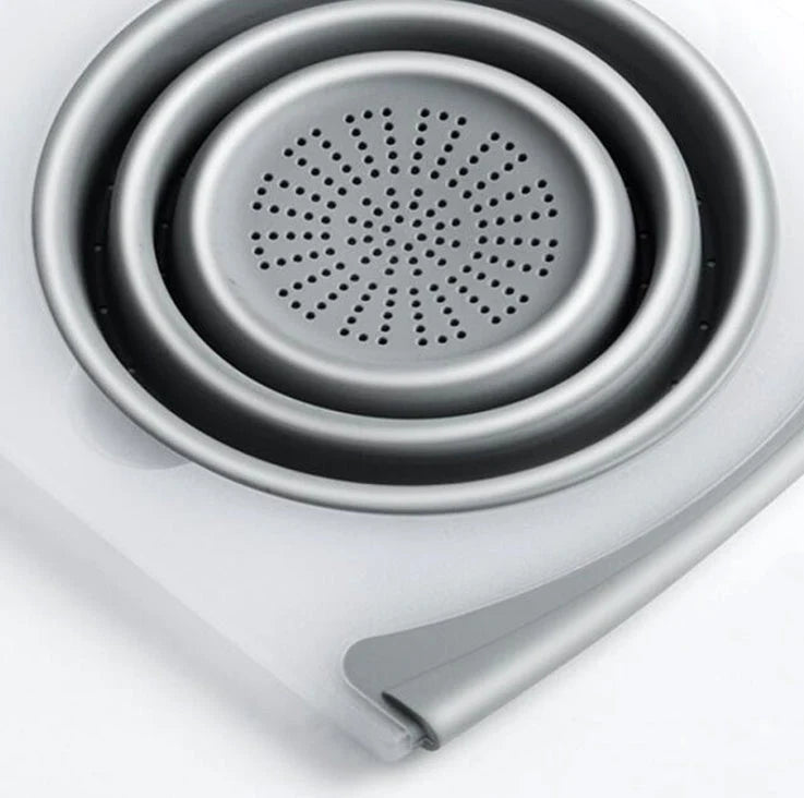 Cutting Board 3-In-1 Detachable Drain Basin